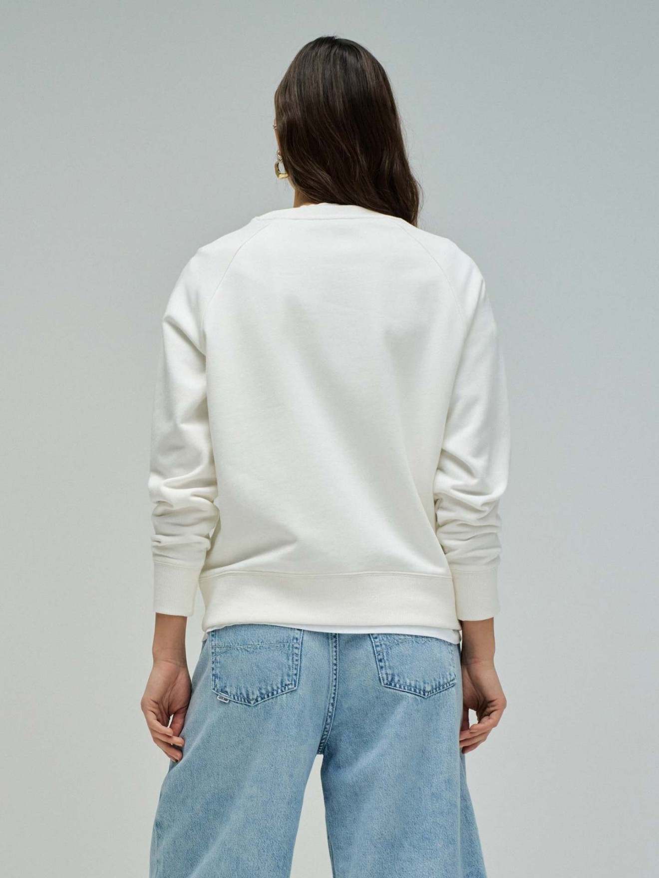 Sweatshirt com Logo Bordado