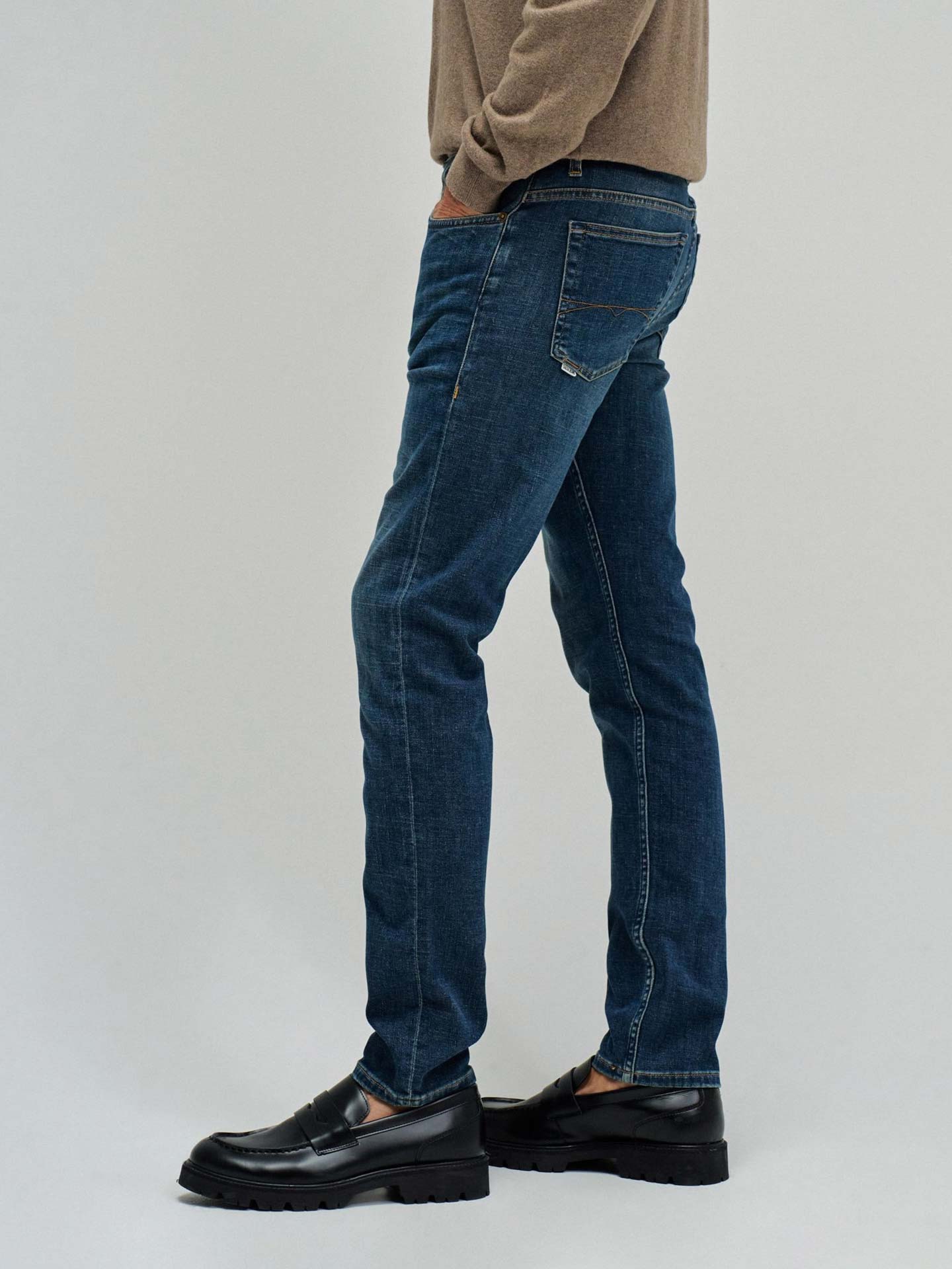 Calças de Ganga Slim Fit