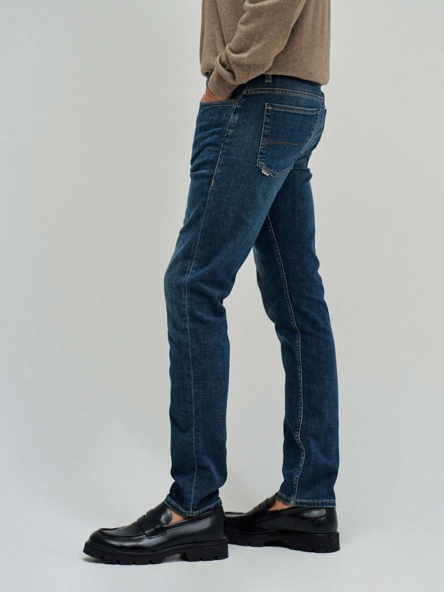 Calças de Ganga Slim Fit