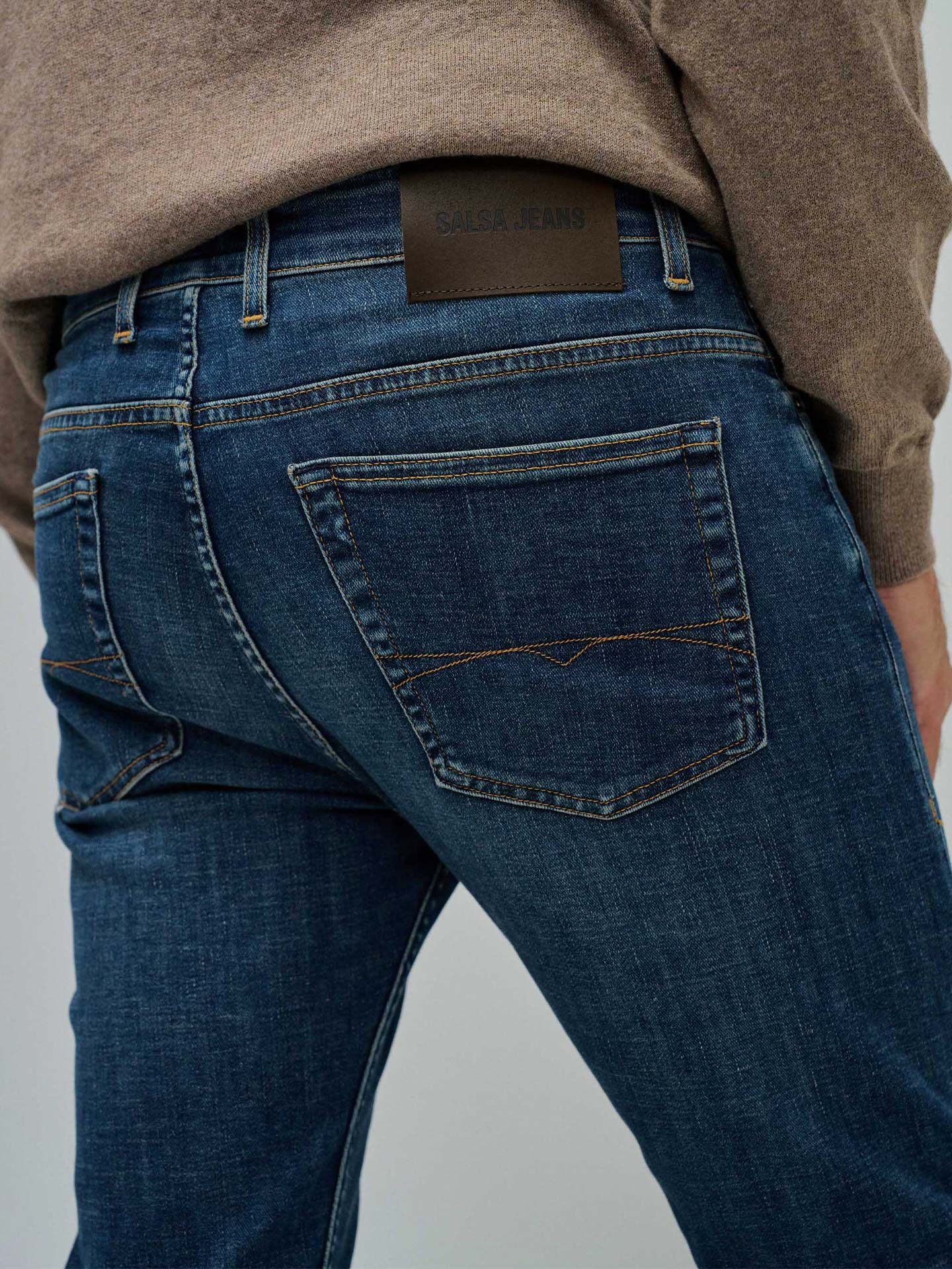 Calças de Ganga Slim Fit