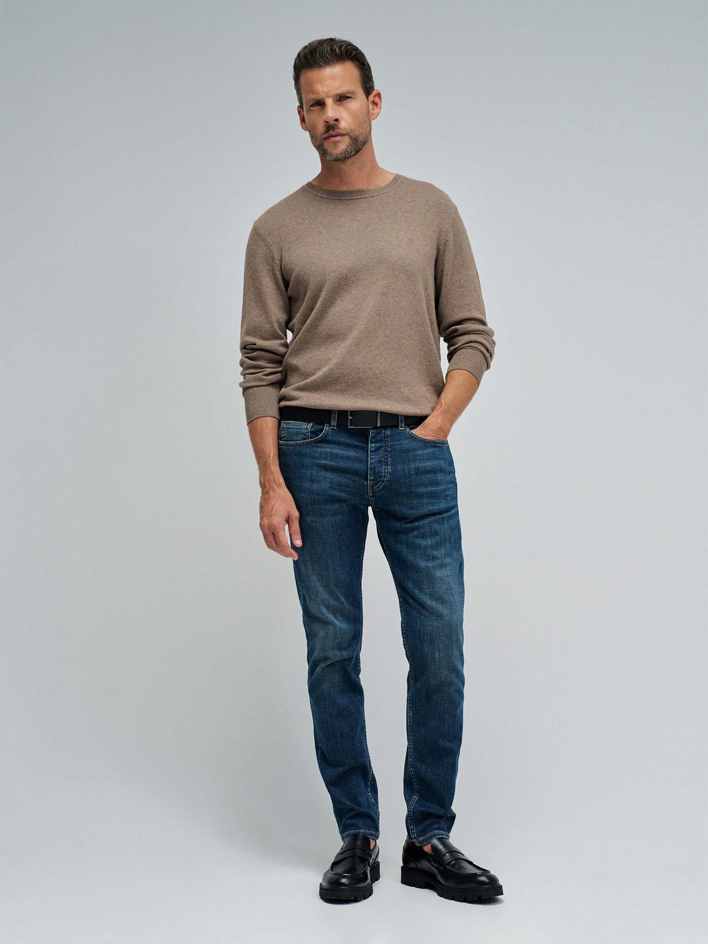 Calças de Ganga Slim Fit