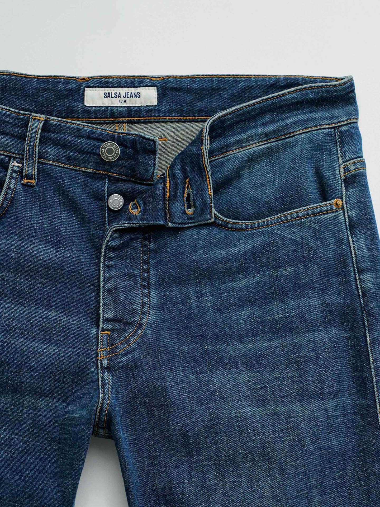 Calças de Ganga Slim Fit