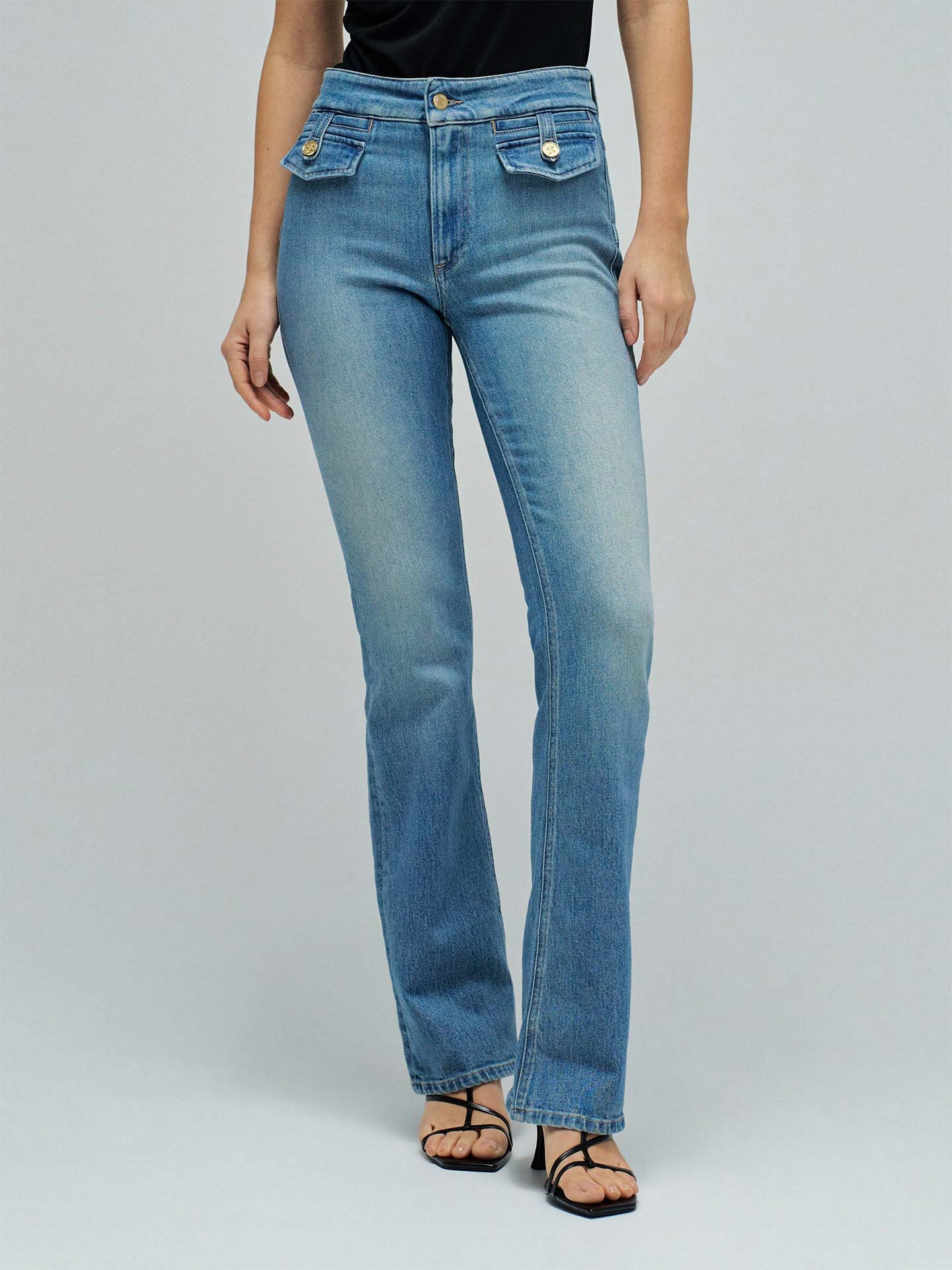 Calças de Ganga Destiny Push Up Bootcut