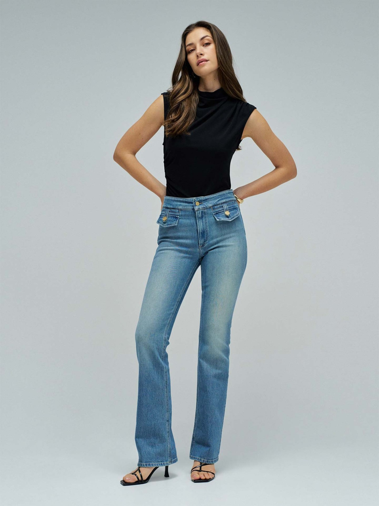Calças de Ganga Destiny Push Up Bootcut