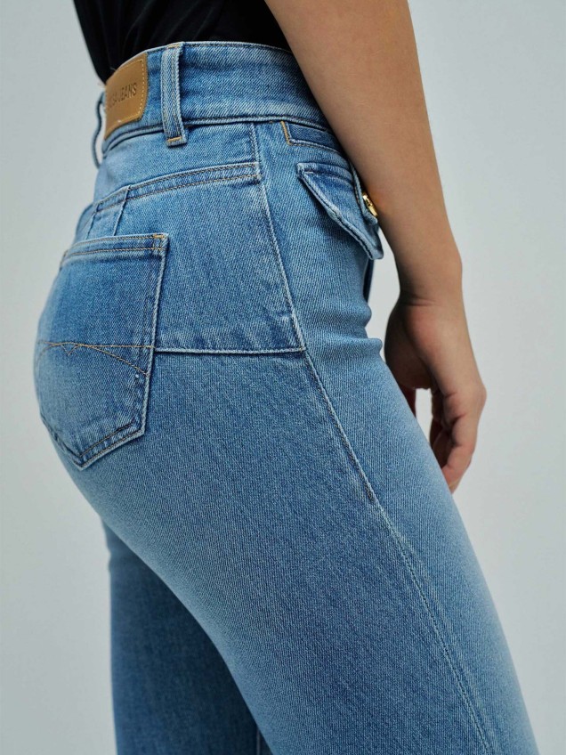 Calças de Ganga Destiny Push Up Bootcut
