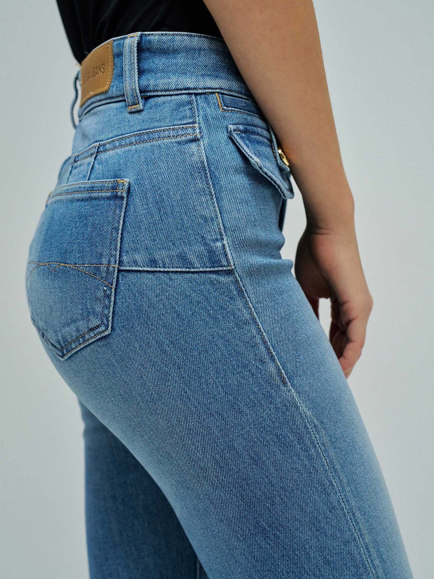 Calças de Ganga Destiny Push Up Bootcut