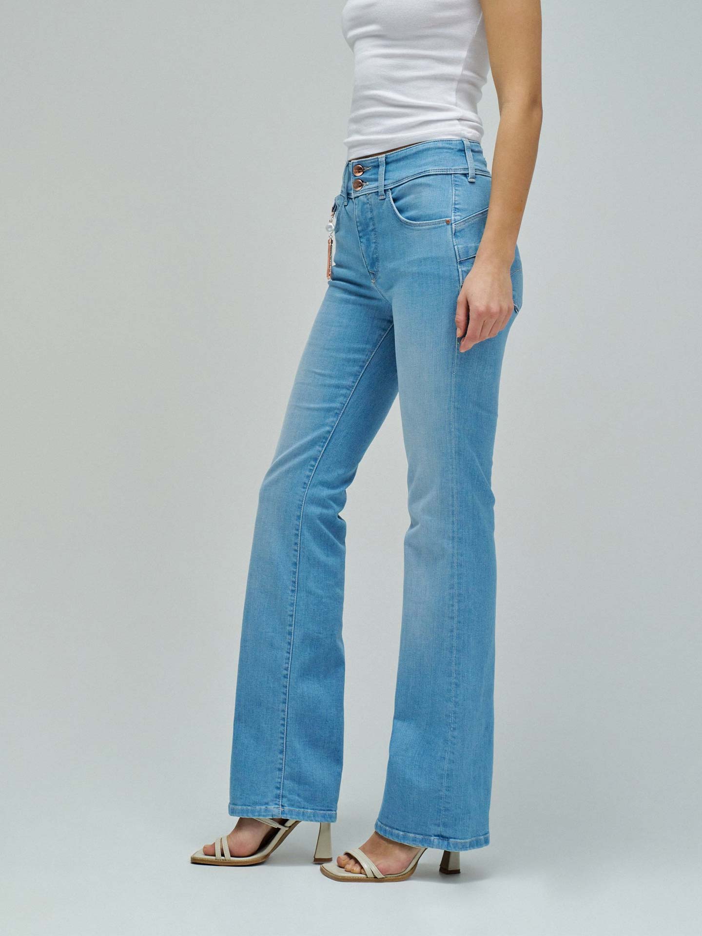 Calças de Ganga Secret Push In