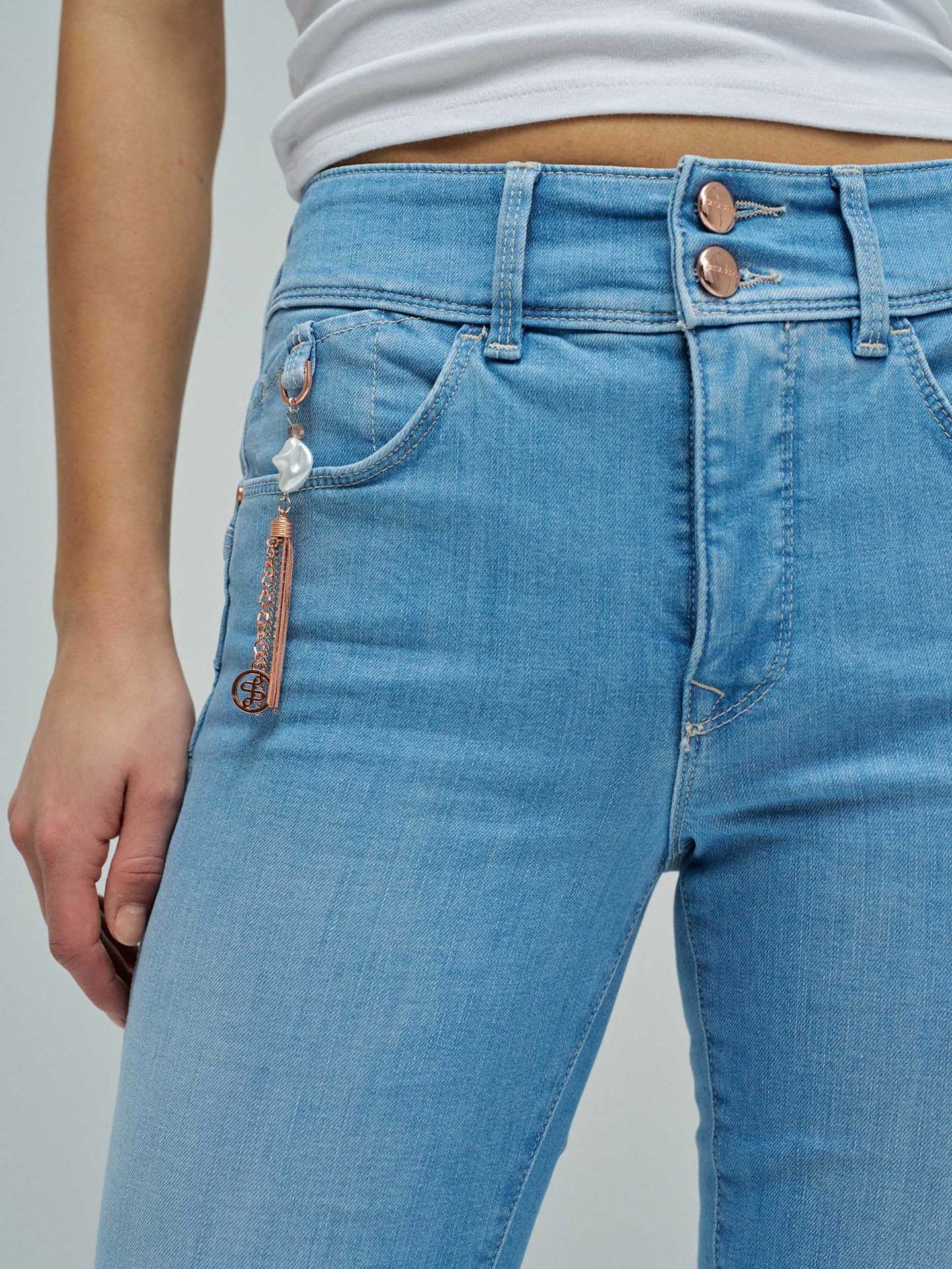 Calças de Ganga Secret Push In