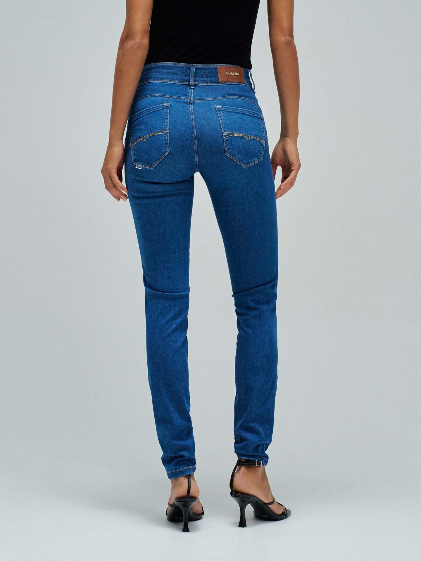 Calças de Ganga Secret Push In Skinny