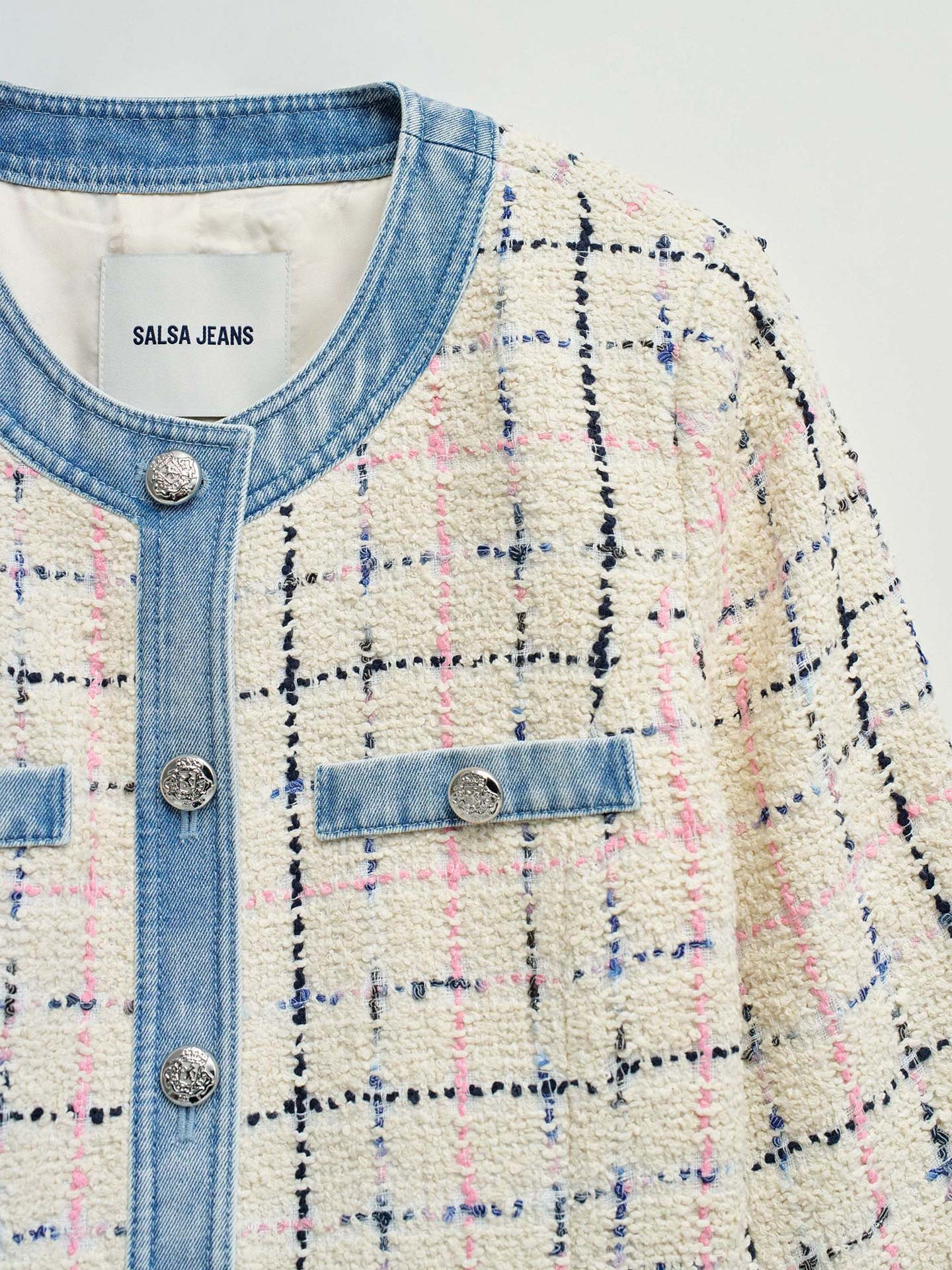 Casaco de Tweed Slim Fit