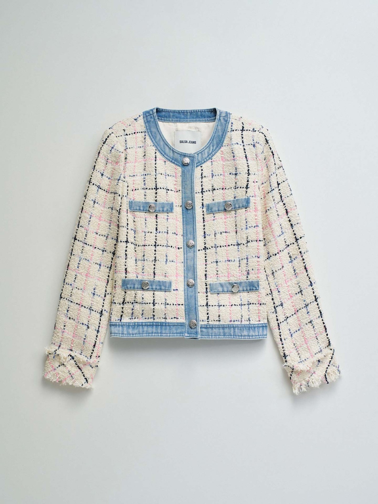 Casaco de Tweed Slim Fit