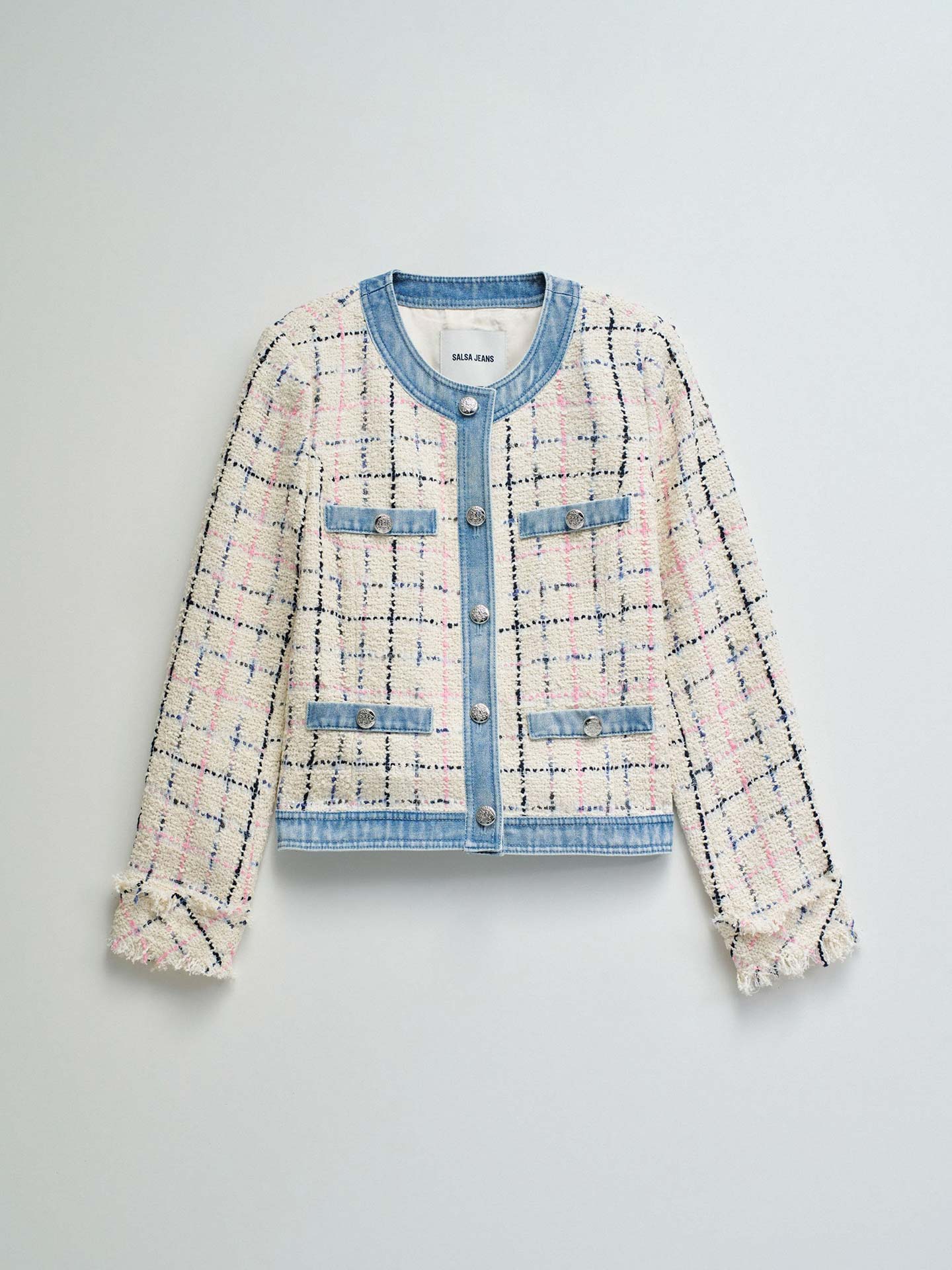 Casaco de Tweed Slim Fit