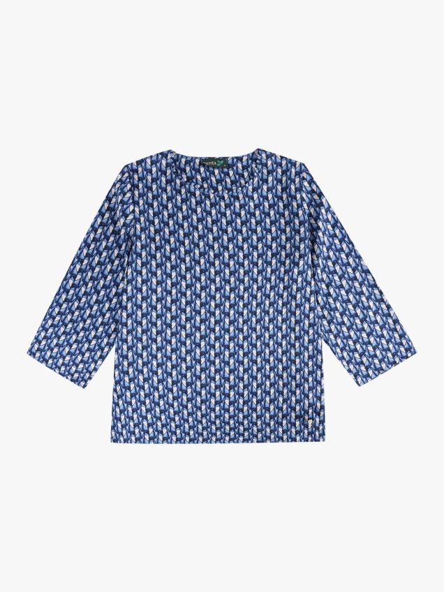 Blusa com Padr�o Geom�trico