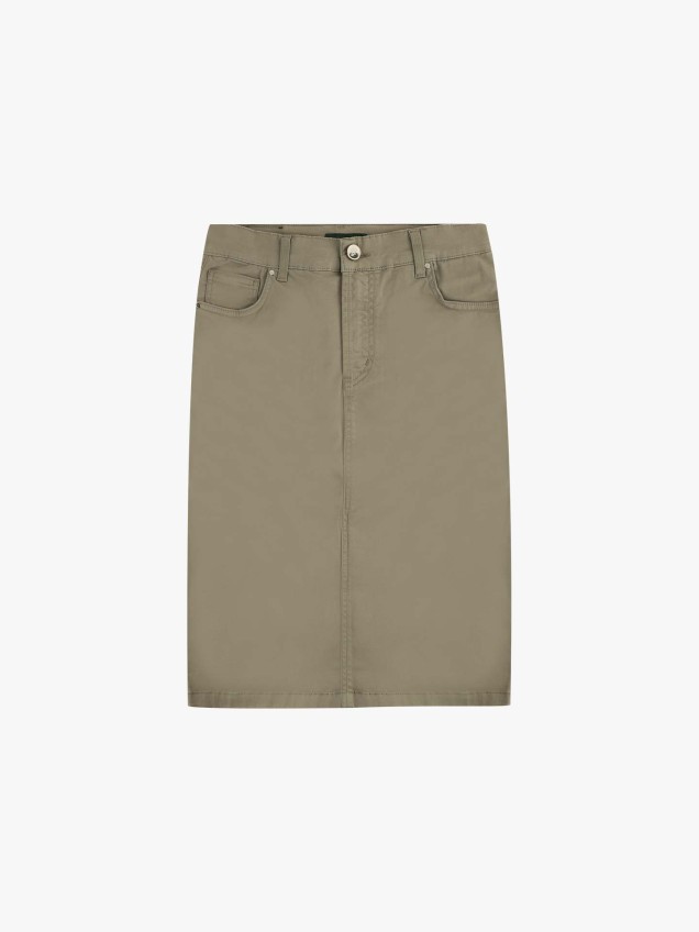 Saia Reta de Cinco Bolsos