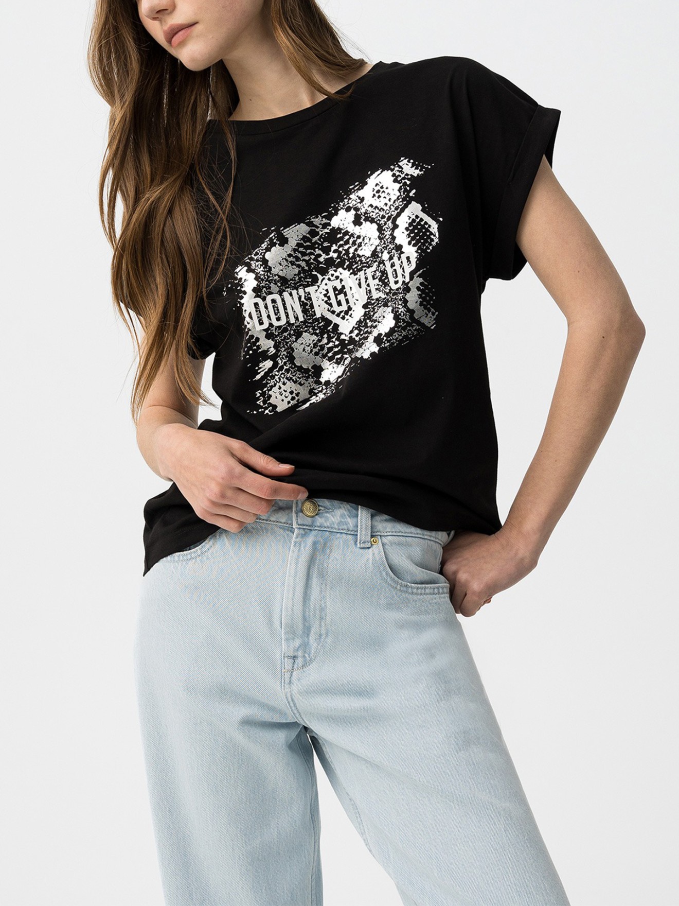 T-shirt com Estampado