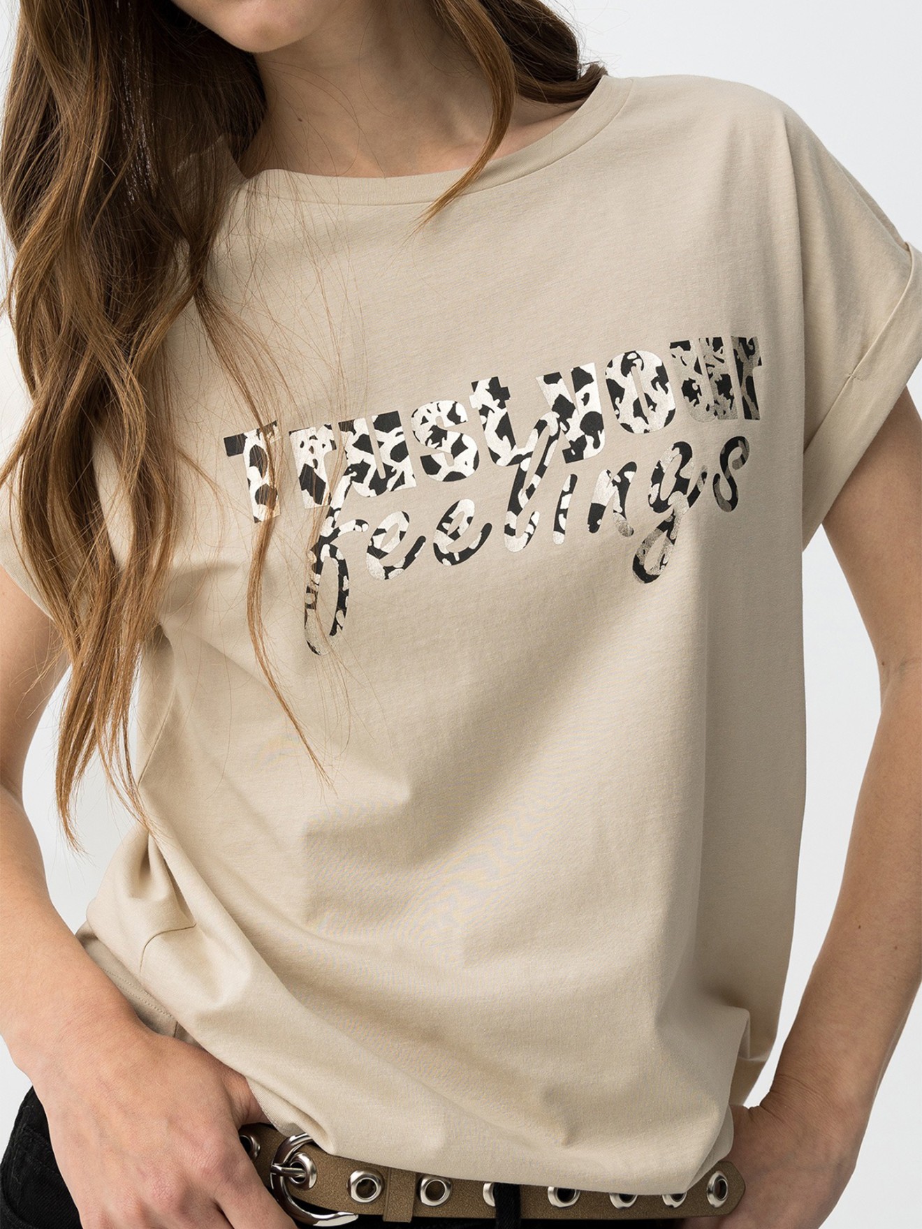 T-shirt com Estampado