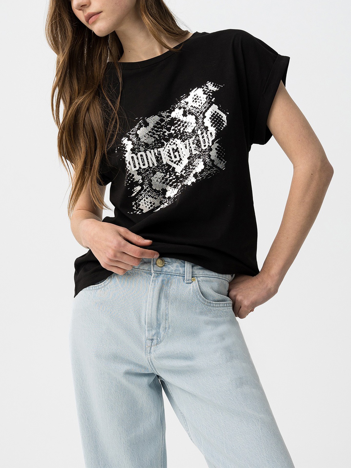 T-shirt com Estampado