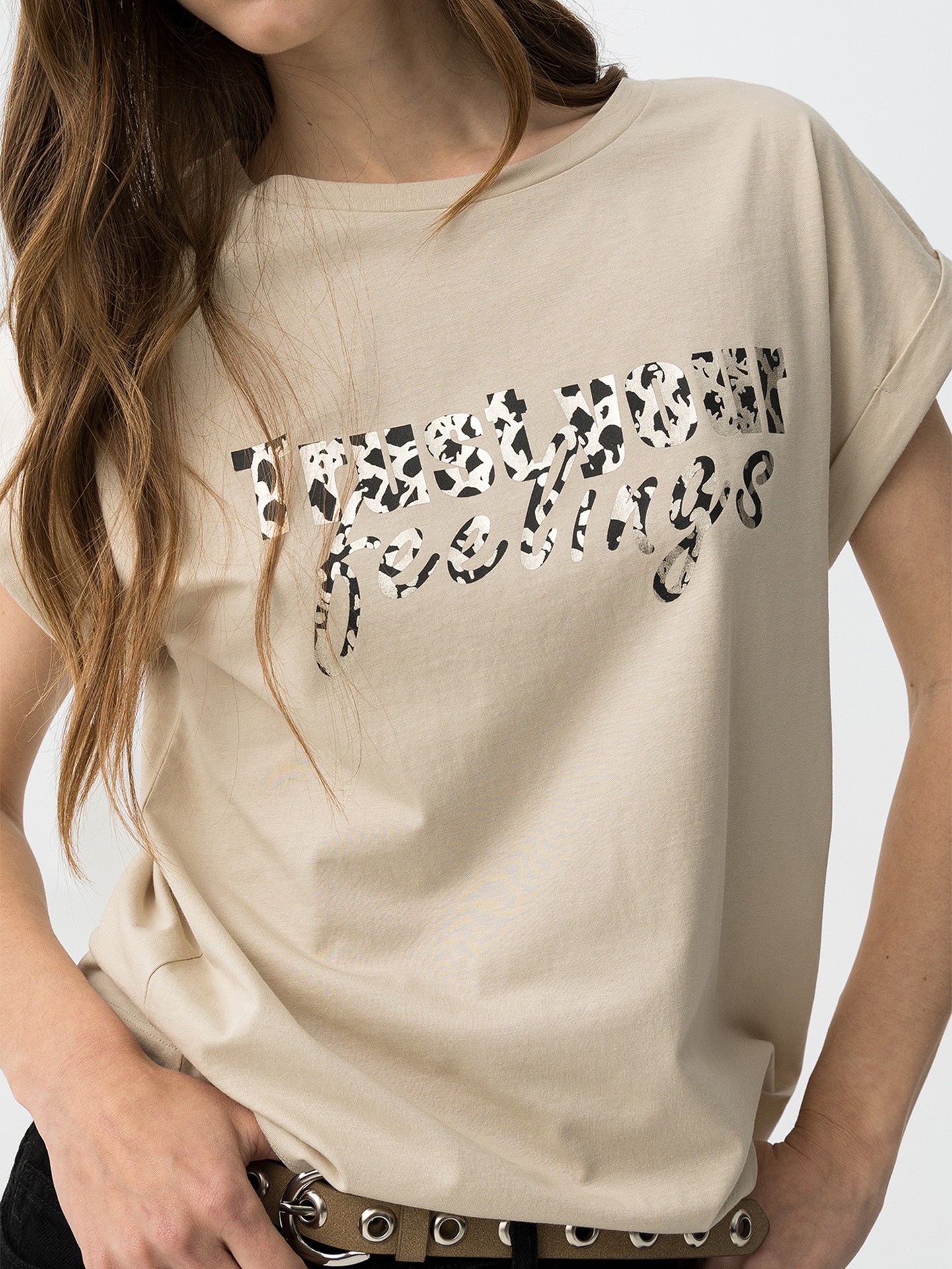 T-shirt com Estampado