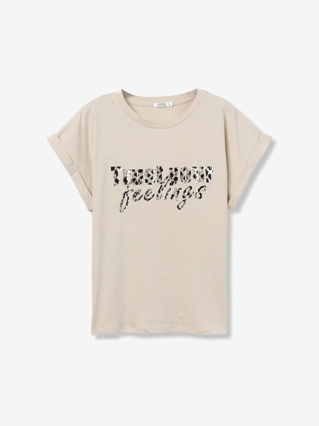 T-shirt com Estampado