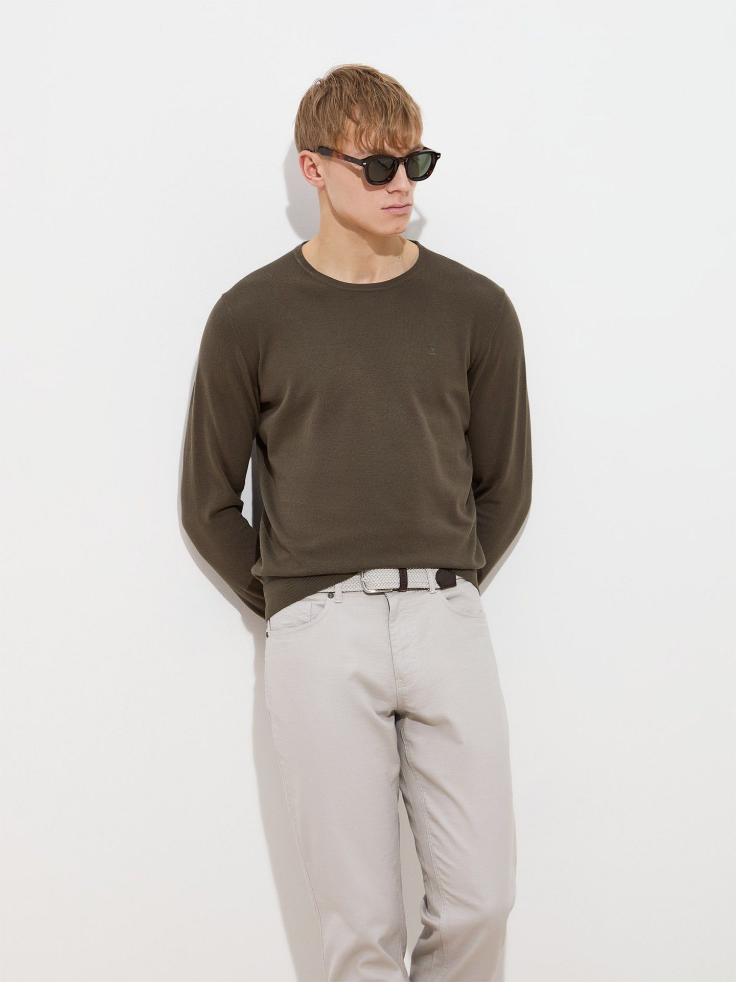 Camisola de Malha em Algodão