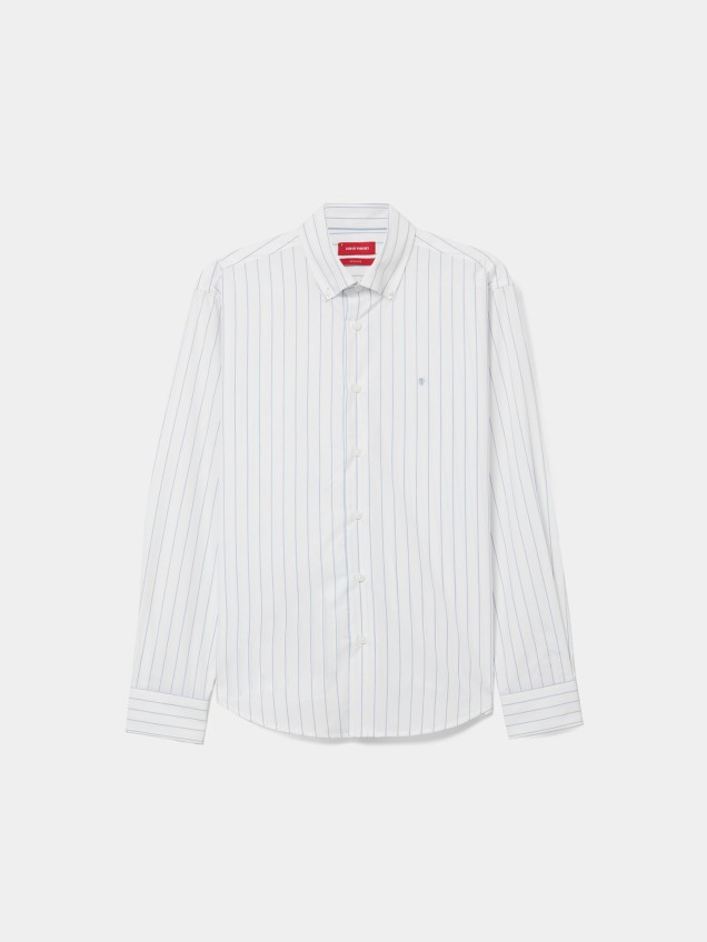 Camisa Regular Fit às Riscas