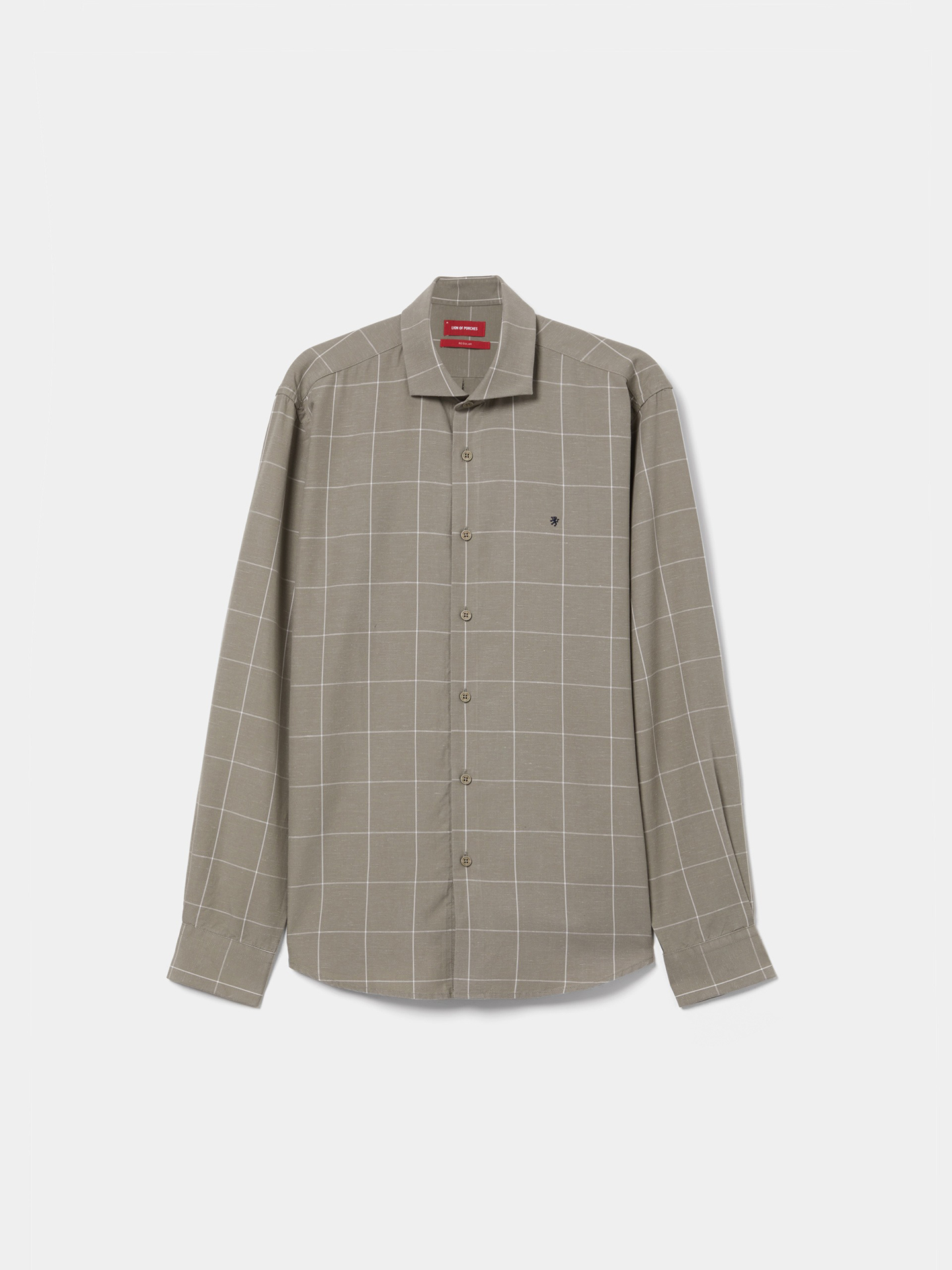 Camisa Regular Fit aos Quadrados