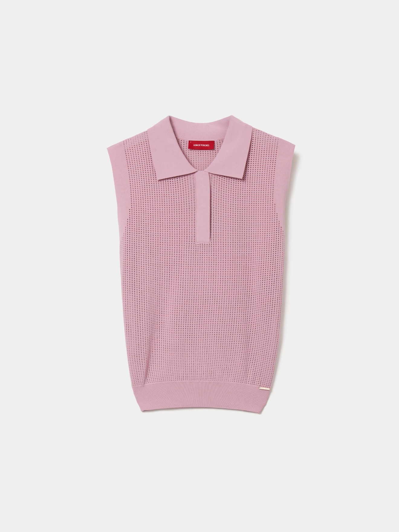 Polo de Manga Cava em Malha Perfurada