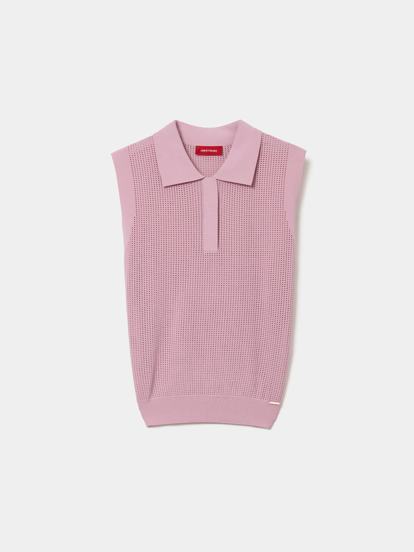 Polo de Manga Cava em Malha Perfurada