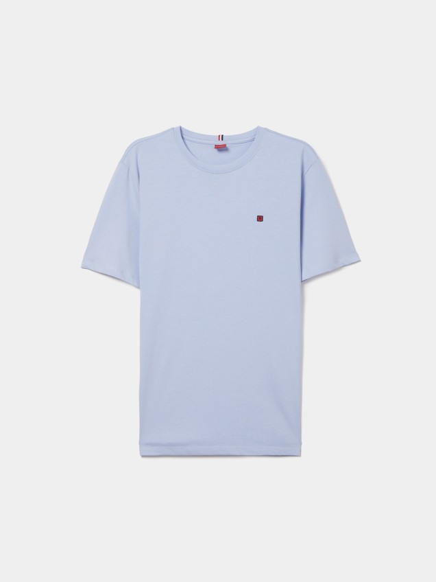 T-shirt Básica com Bordado