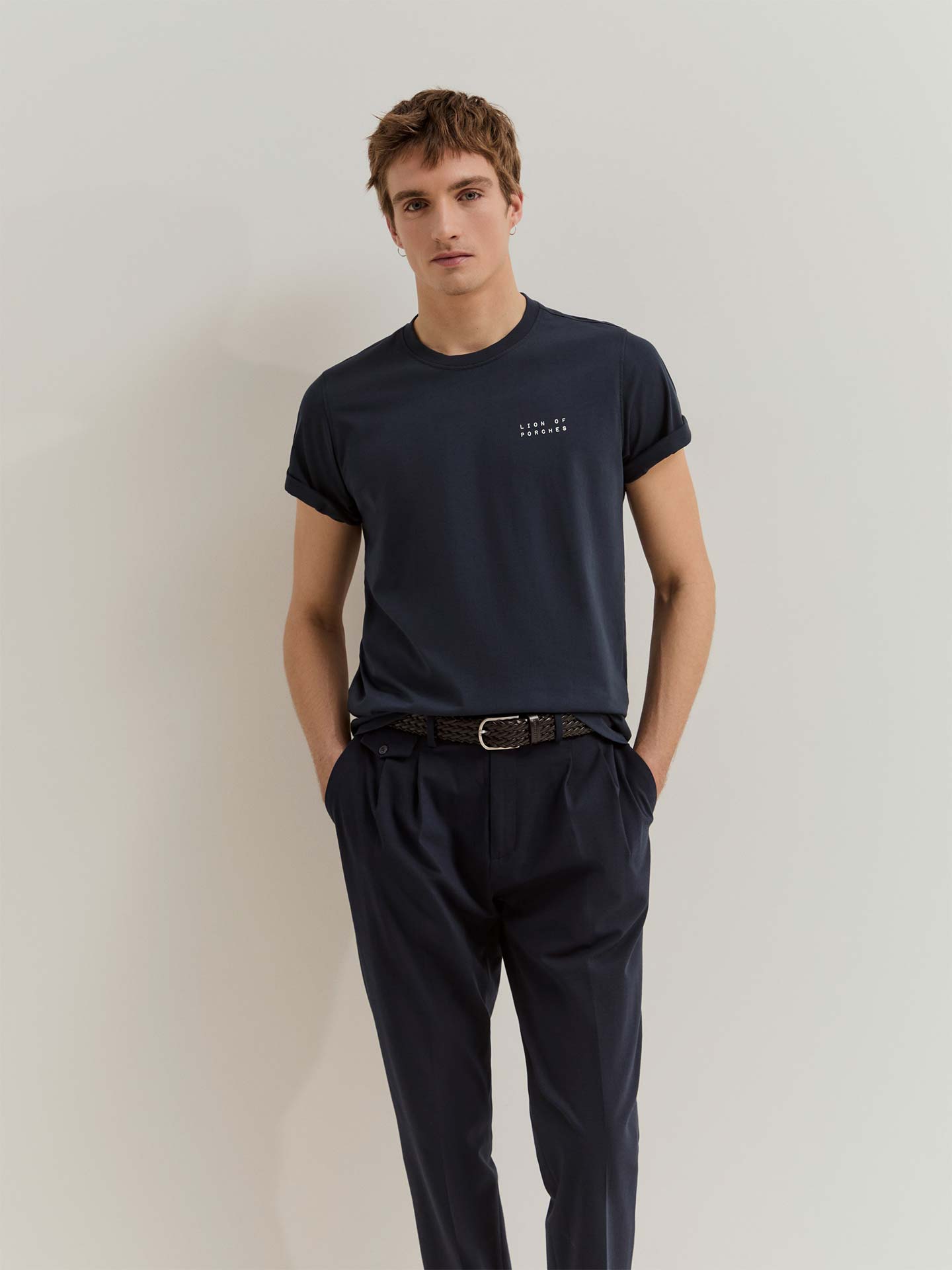 T-shirt com Logótipo Estampado
