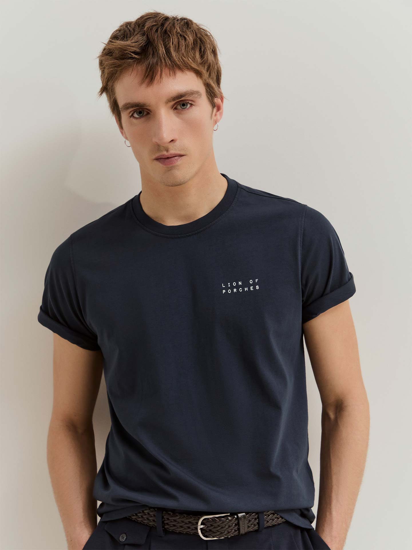 T-shirt com Logótipo Estampado
