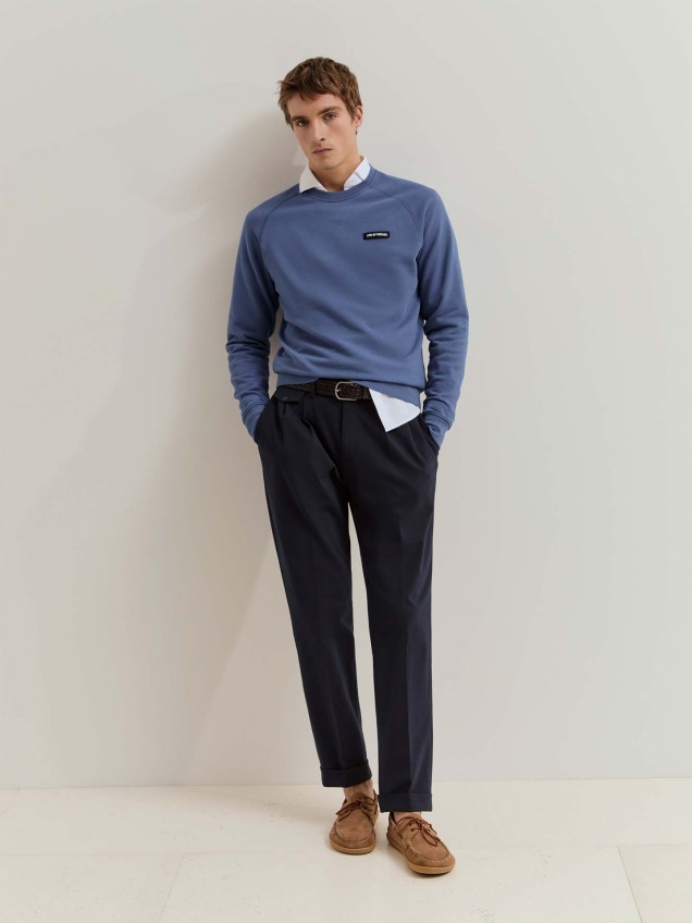 Sweatshirt com Gola Redonda