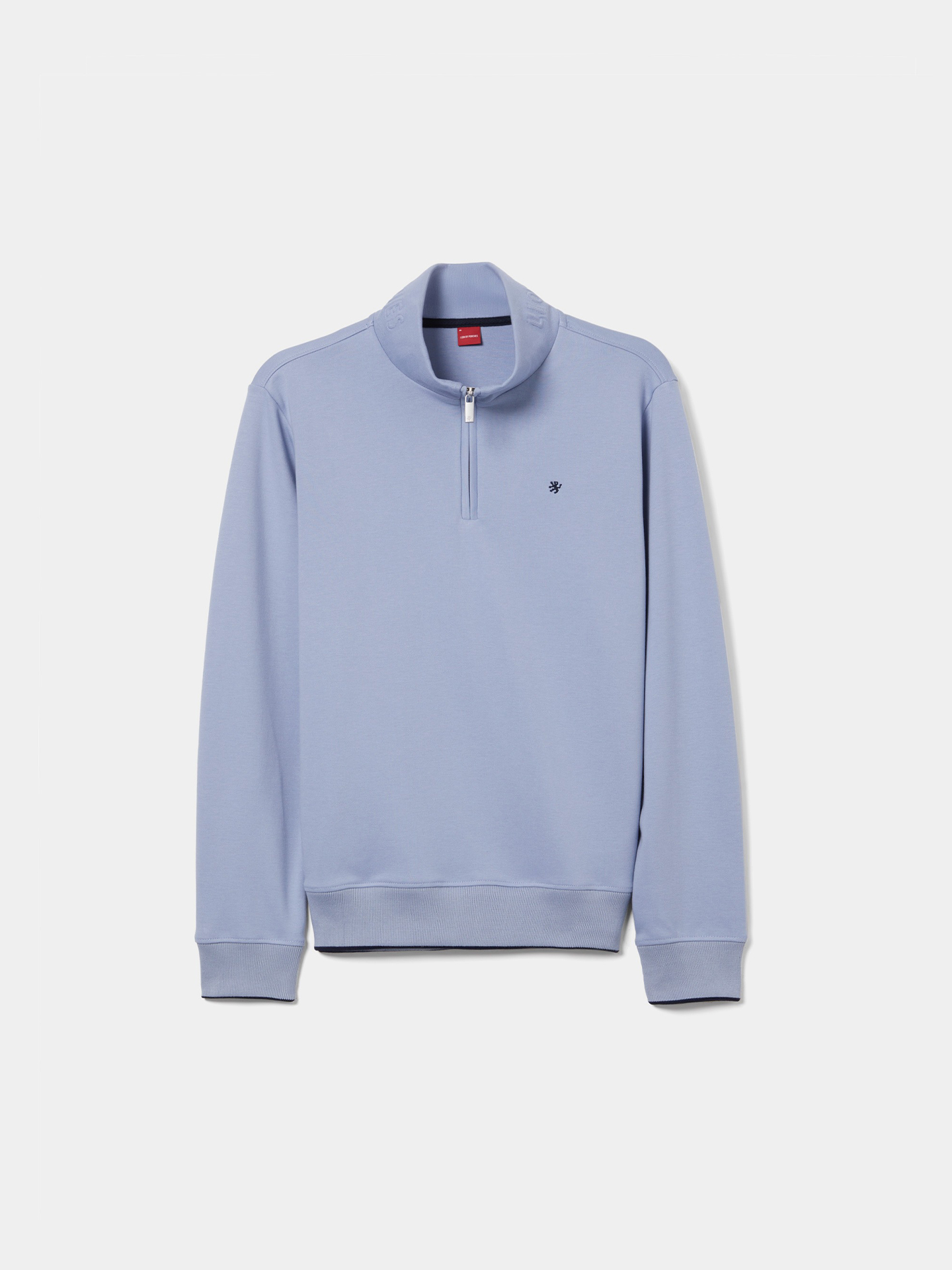 Camisola de Gola Alta com Meio Fecho