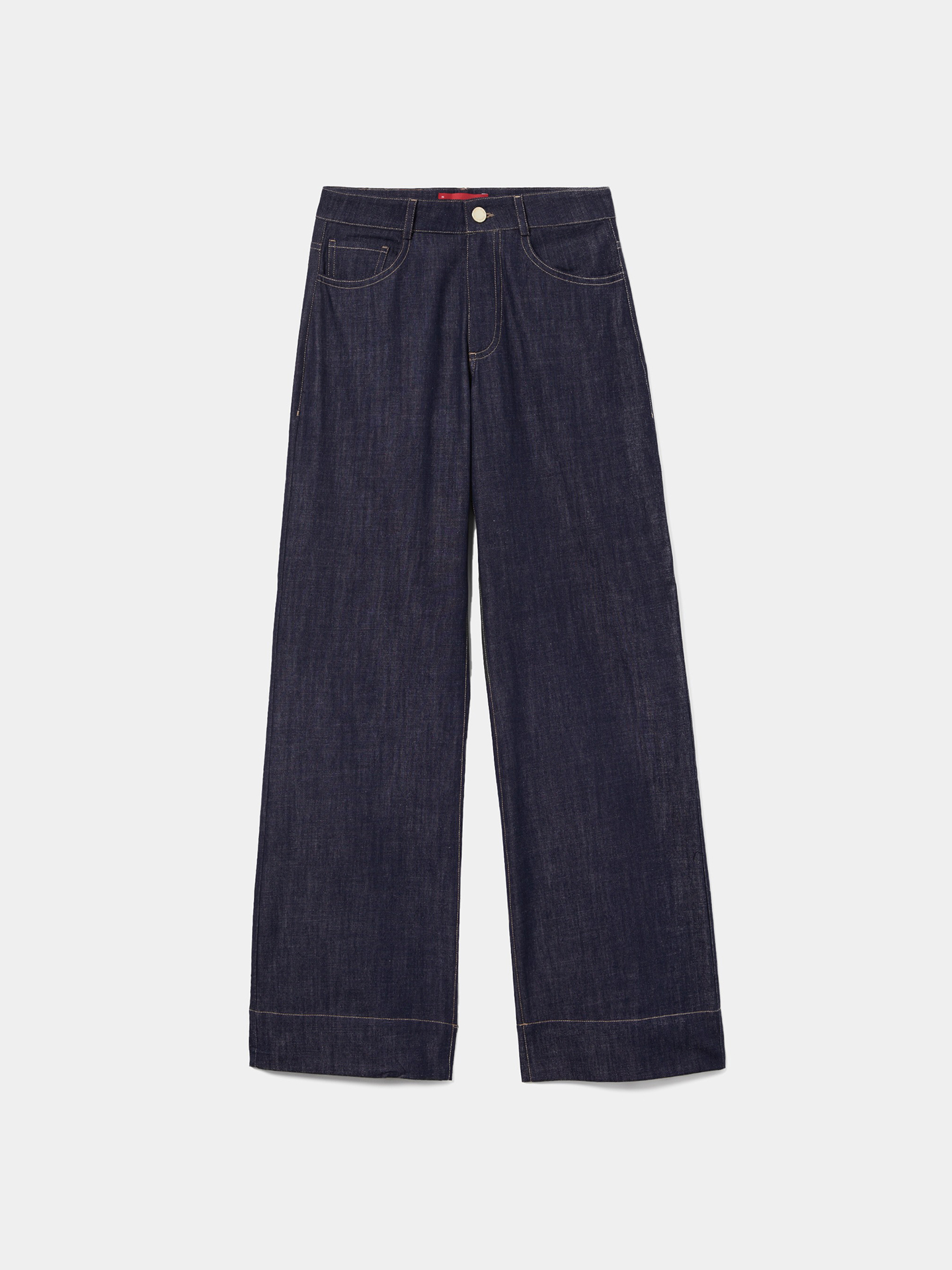 Calças de Ganga de Perna Larga