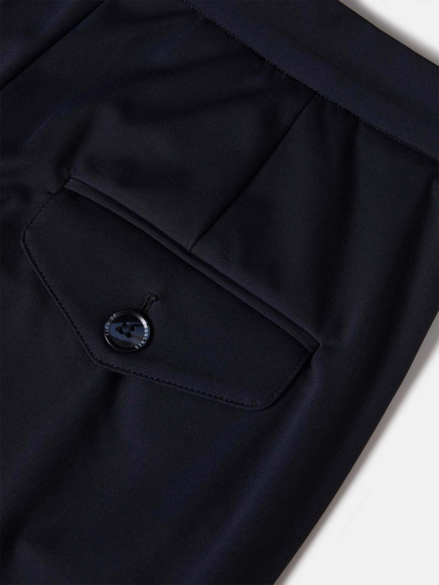 Calças Chino com Pregas