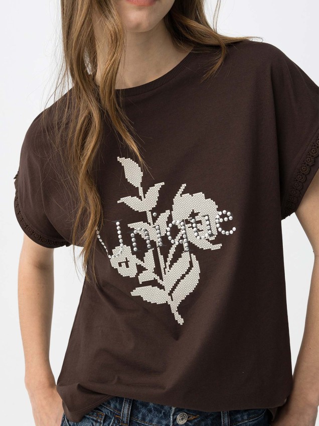 T-shirt com Estampado Paisle