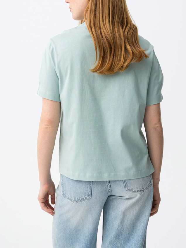 T-shirt com Estampado Floral