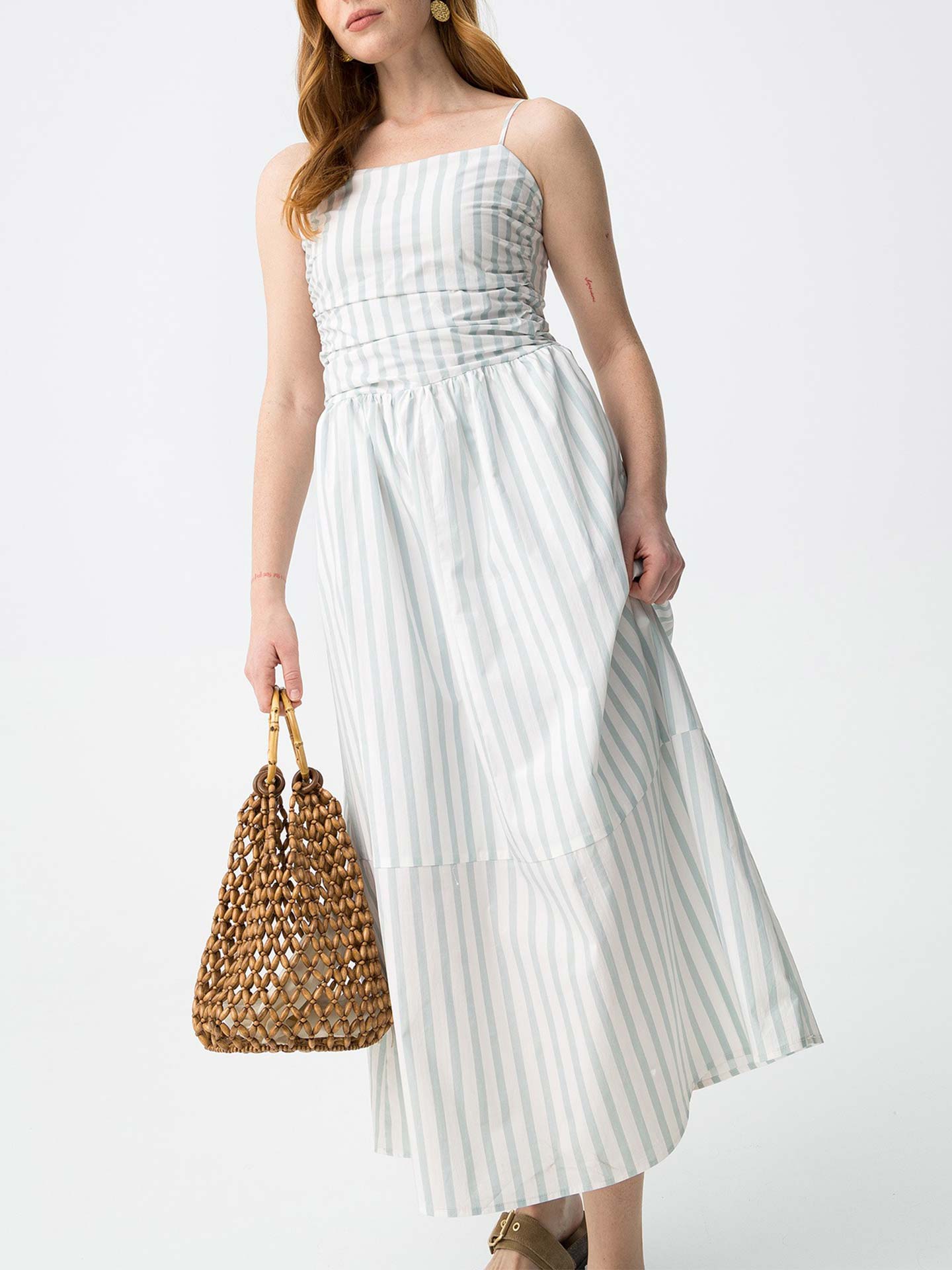 Vestido Comprido de Alças Finas