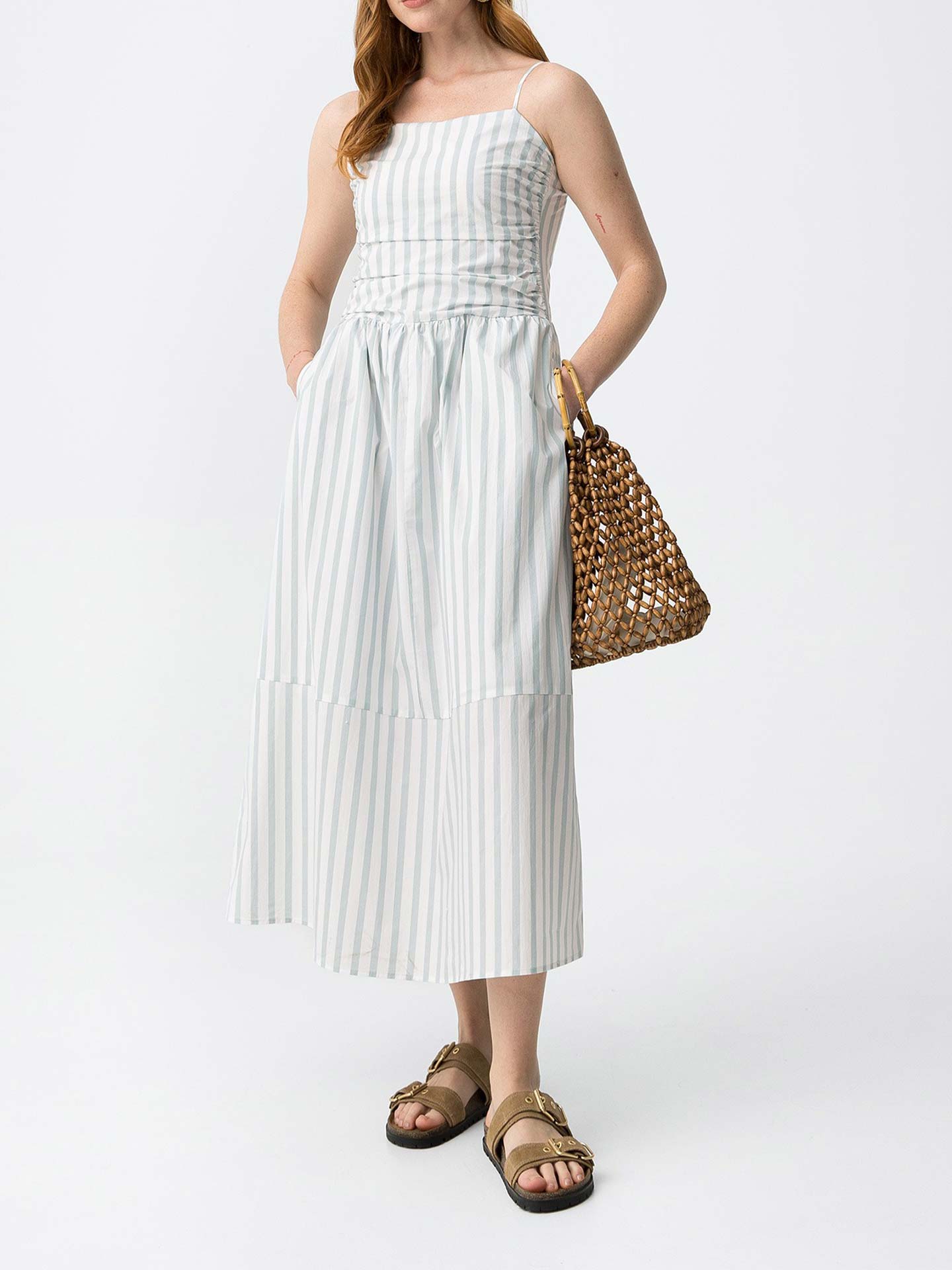 Vestido Comprido de Alças Finas