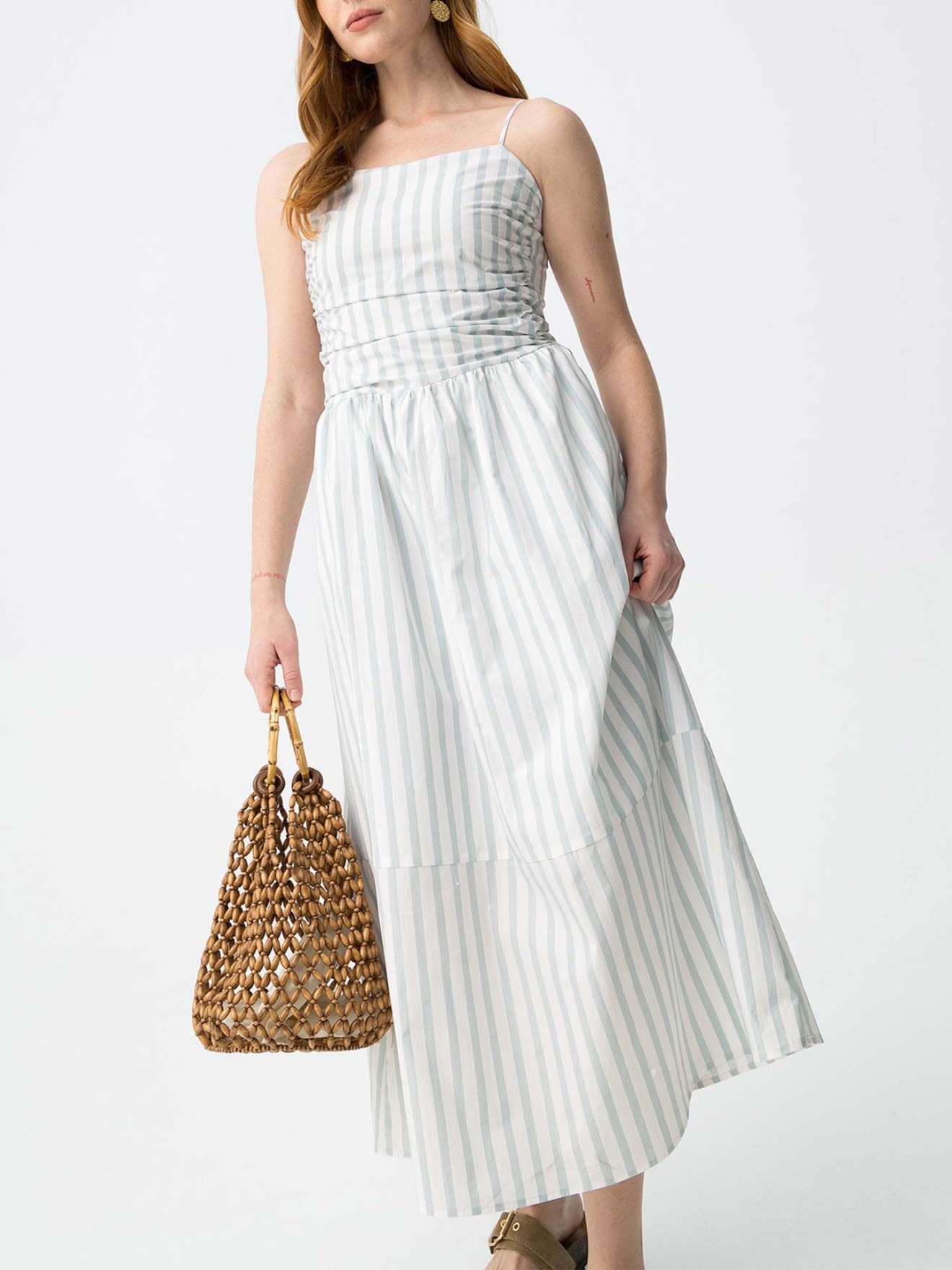 Vestido Comprido de Alças Finas