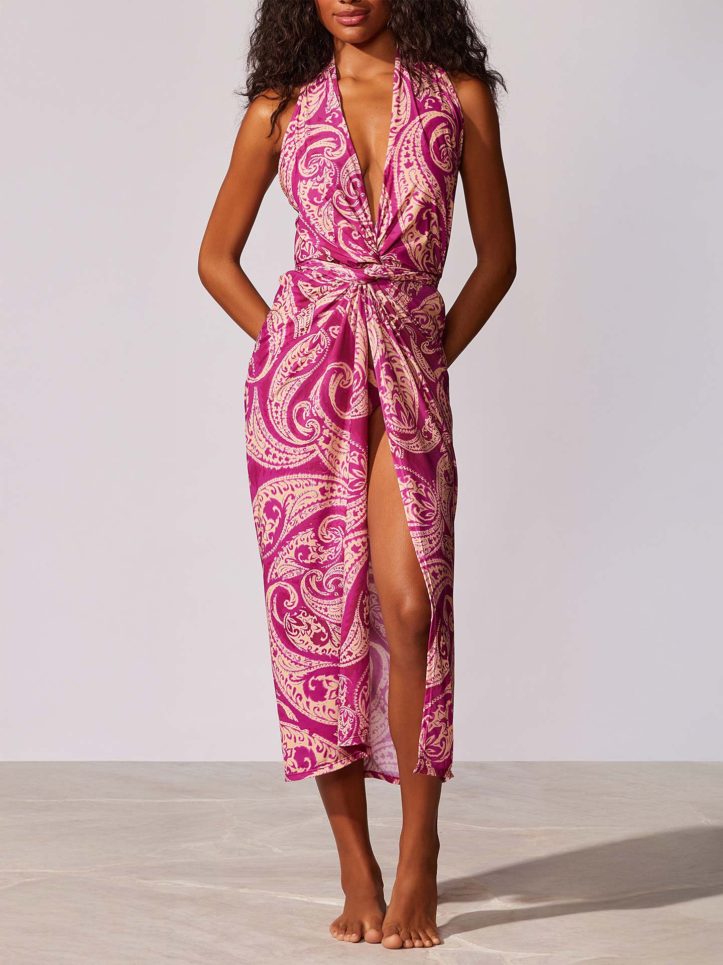 Vestido de Praia Midi Ambra Beach