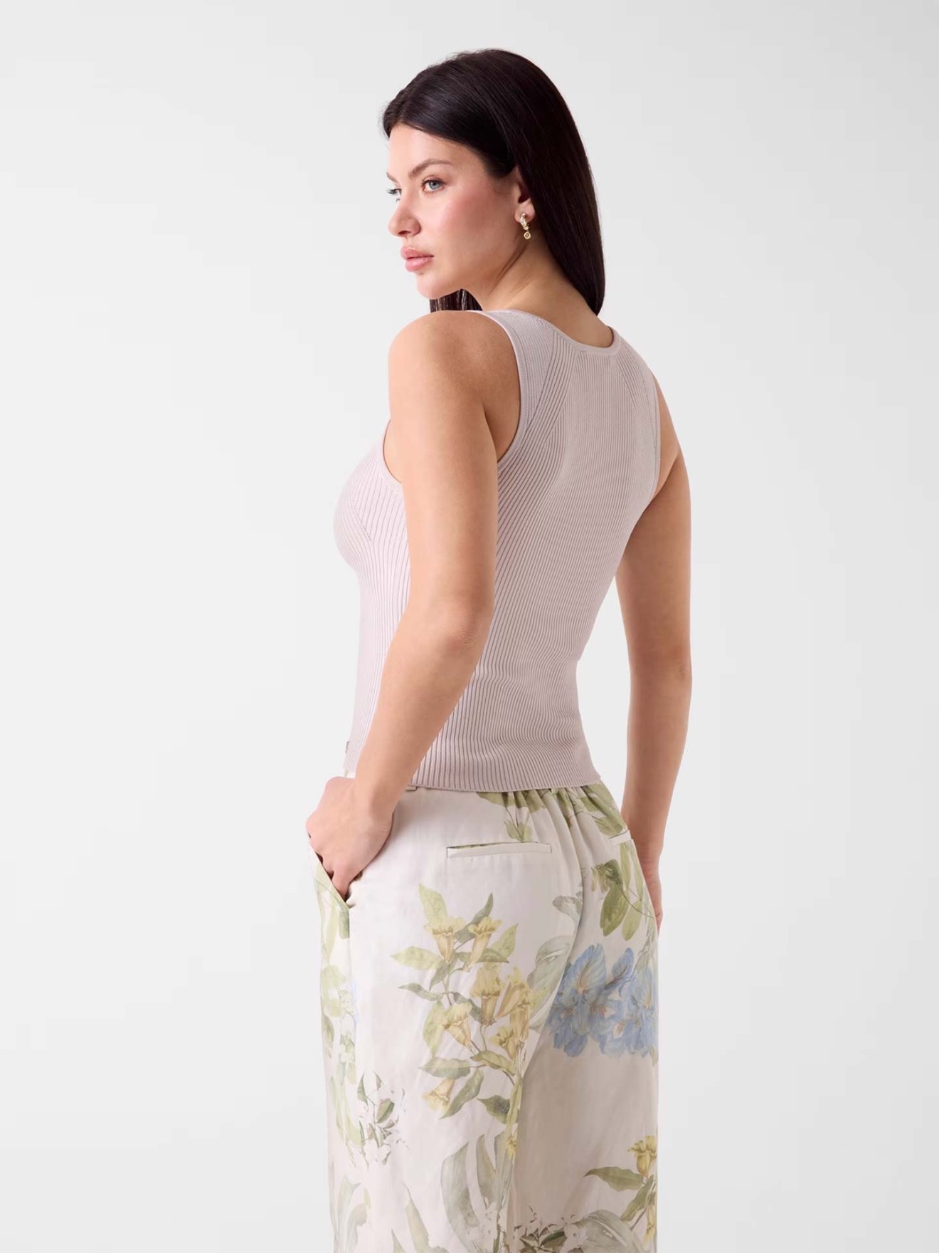 Top de Malha Canelada Stella