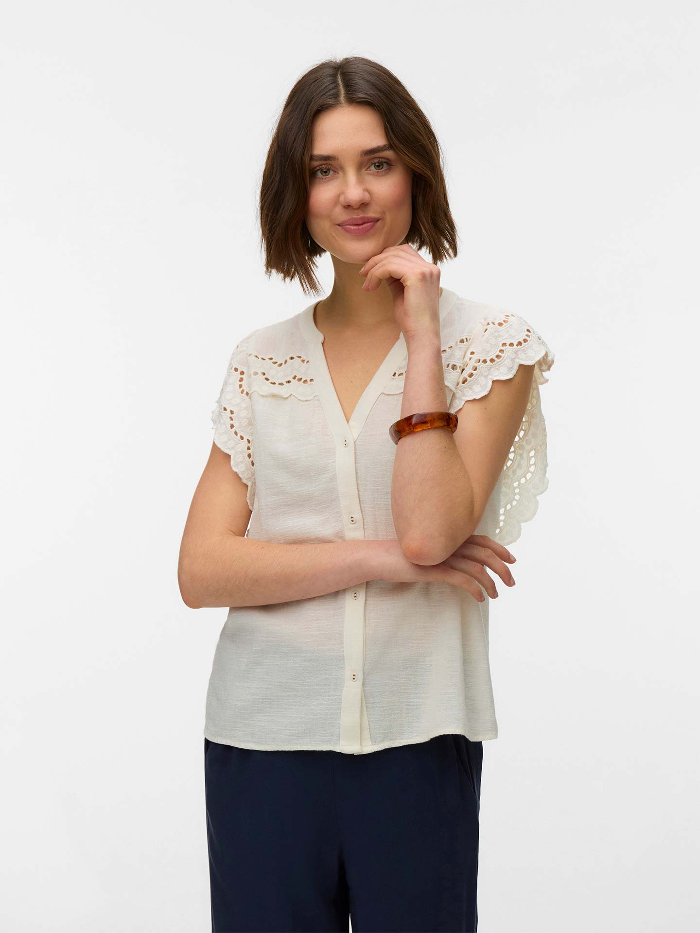 Blusa com Decote em V