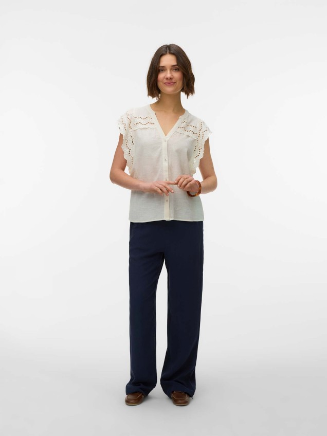 Blusa com Decote em V