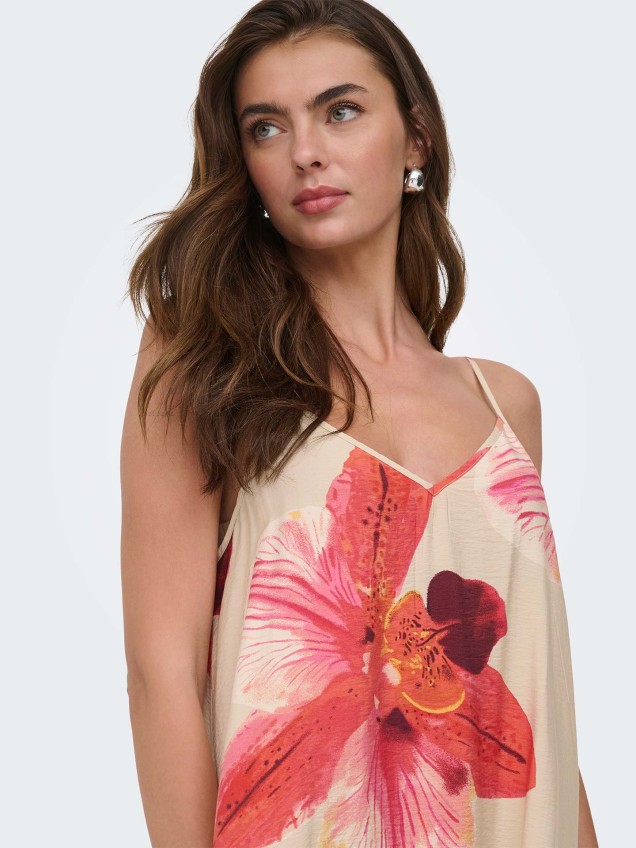 Vestido Comprido Estampado