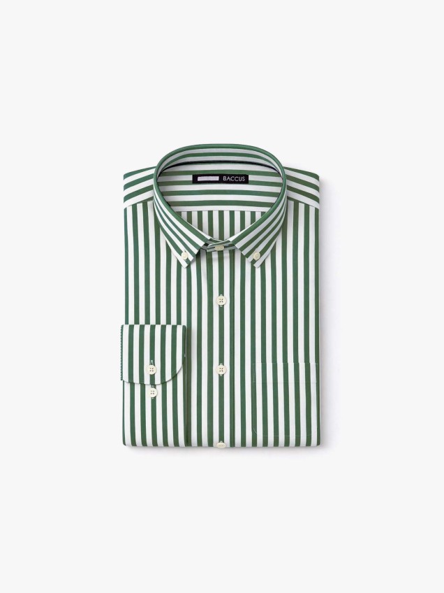 Camisa de Manga Comprida às Riscas
