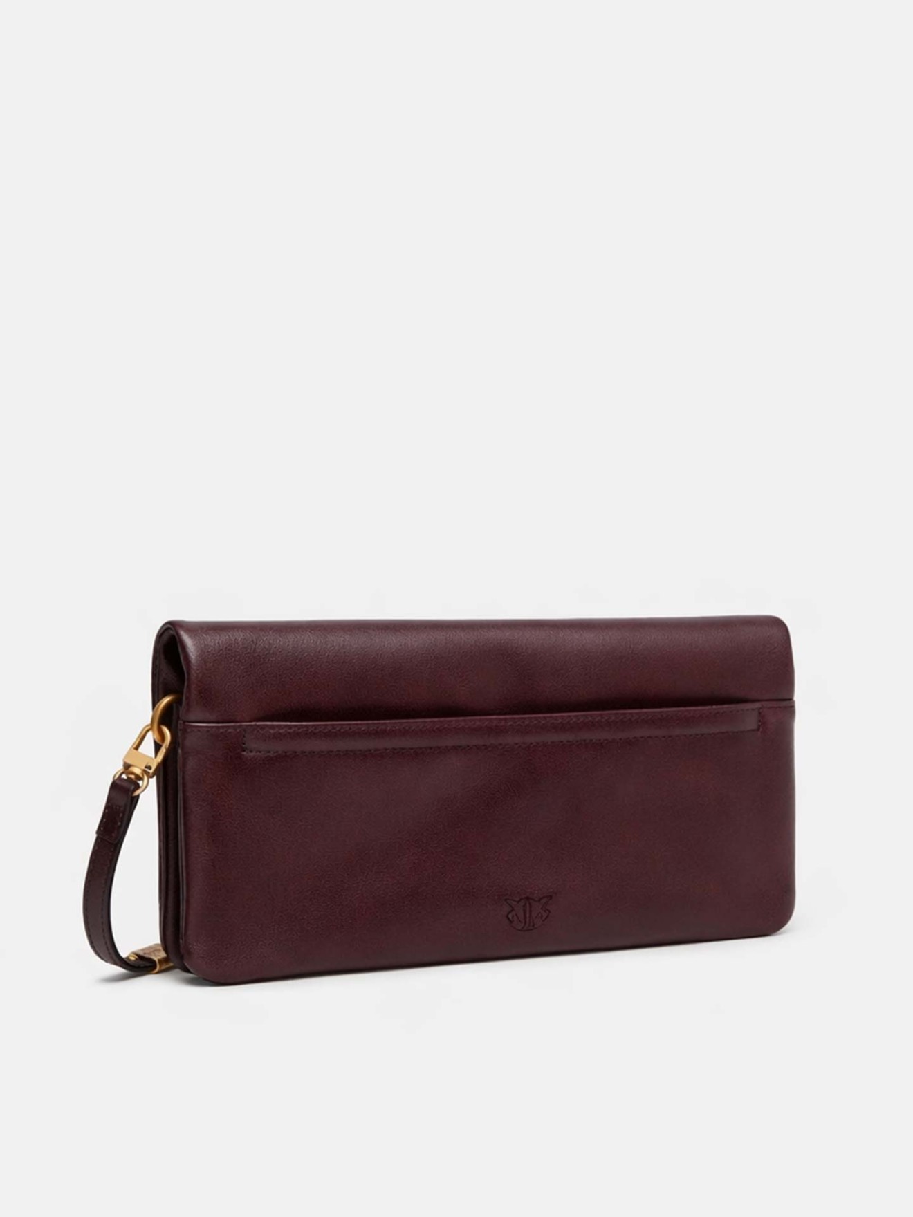 Bolsa Clutch Love Bag Click Soft Horizontal em Pele