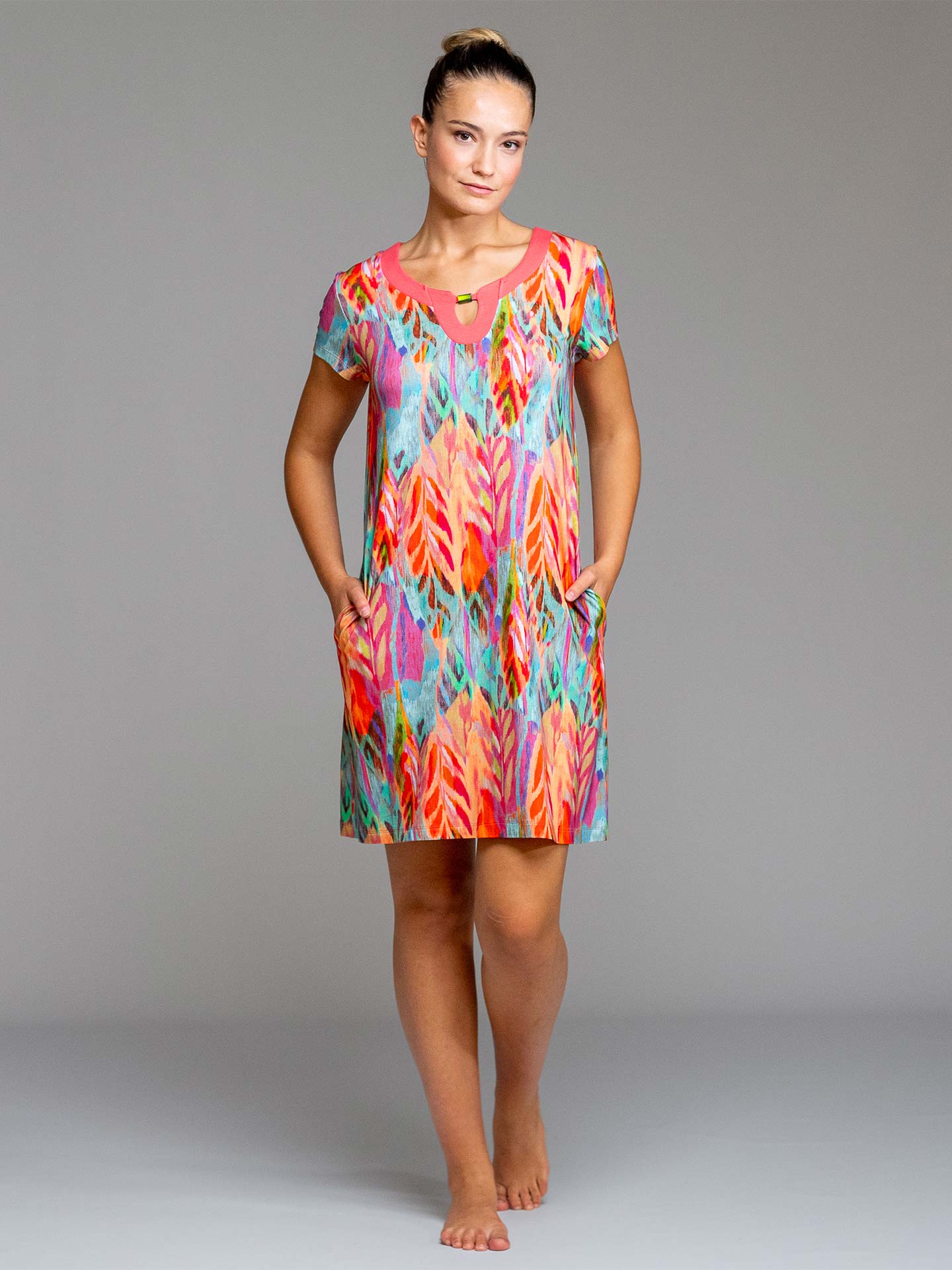 Vestido de Praia Estampado