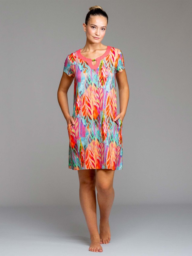 Vestido de Praia Estampado