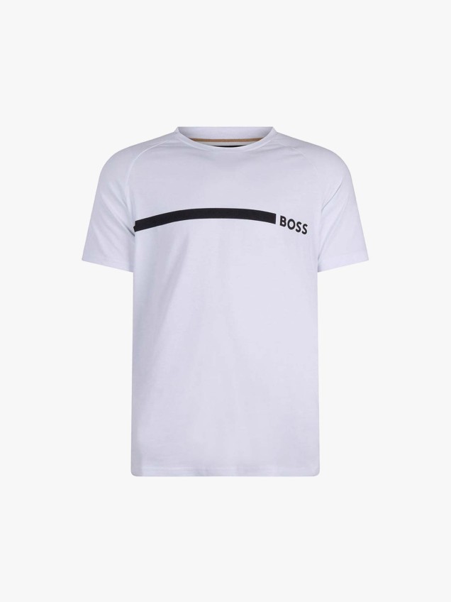 T-shirt com Faixa de Log�tipo
